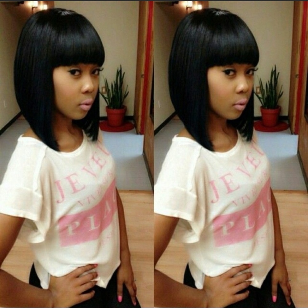 Swing Bob Wig with Bangs